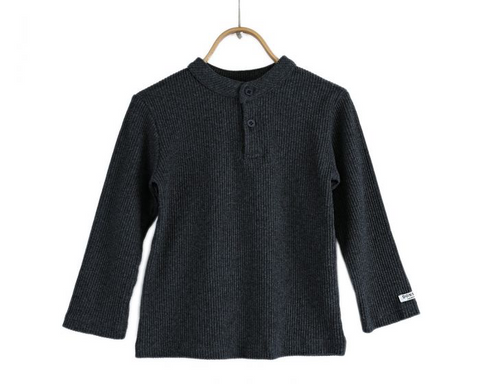 Donsje Amsterdam Dark Grey Pip Top