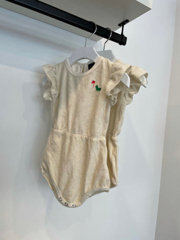 Bonmot Ivory Banana Siesta Frill Playsuit