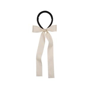 Arbii Black Suede / Ivory Sash Headband