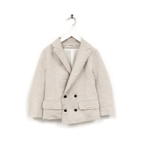 Anja Schwerbrock Jata Natural Linen Asymmetric Jacket