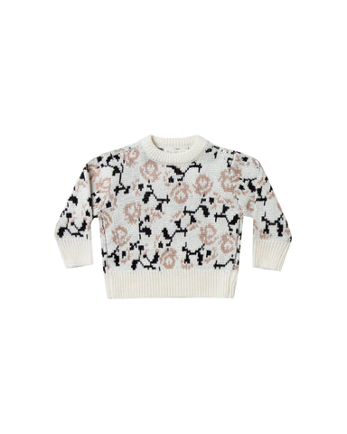 Rylee & Cru Vintage Rose Knit Pullover