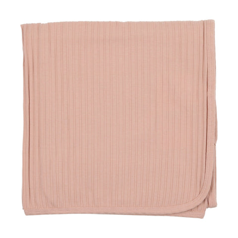Lil Legs Baby Pink Wide Ribbed Blanket
