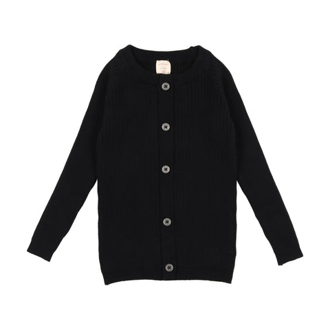 Lil Legs Black Knit Boys Sweater