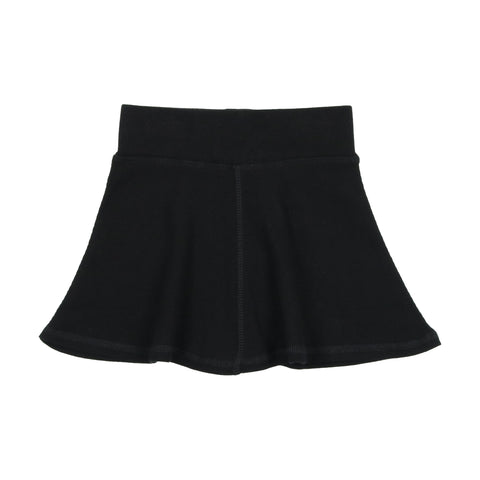 Lil Legs Black Rib Skirt