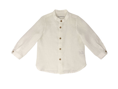 Zhoe & Tobiah White Linen Shirt