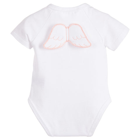 Marie Chantal Angel Wing Body Shortie White Pink