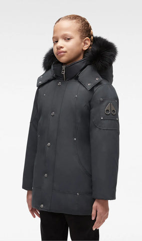 Moose Knuckles Granite With Black Unisex Parka