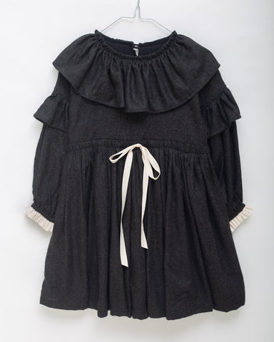 Cosmosophie Antracite Vintage Pierrot Dress