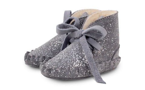 Donsje Amsterdam Pina Booties Grey Metallic