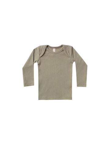 Quincy Mae Olive Ribbed Legging Set