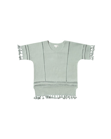 Rylee & Cru Seafoam Tassel Cover Up