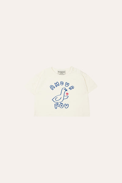 The Baby Ecru Amour Fou T-shirt – Panda and Cub
