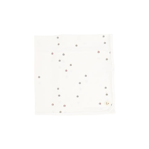 Lil Legs White Hot Air Balloon Printed Blanket