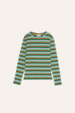 The Campamento Multicolor Stripes Rib Tee