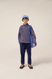 The Campamento Blue High Neck Oversized Sweatshirt