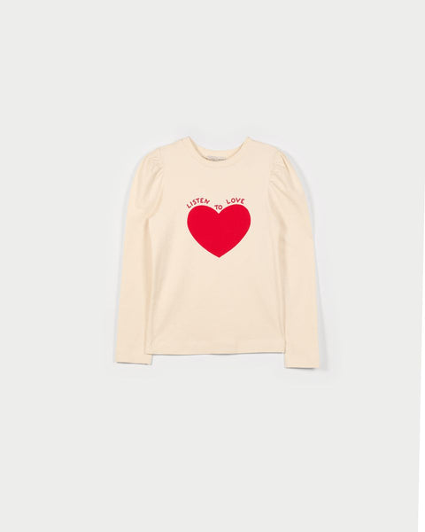 Yell-Oh Egg Nog Heart T-shirt