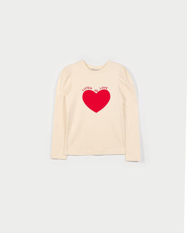 Yell-Oh Egg Nog Heart T-shirt