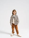 Yell-Oh Egg Nog Plaid Collared Shirt