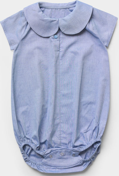 Early Sunday Summer Sky Bobby Romper