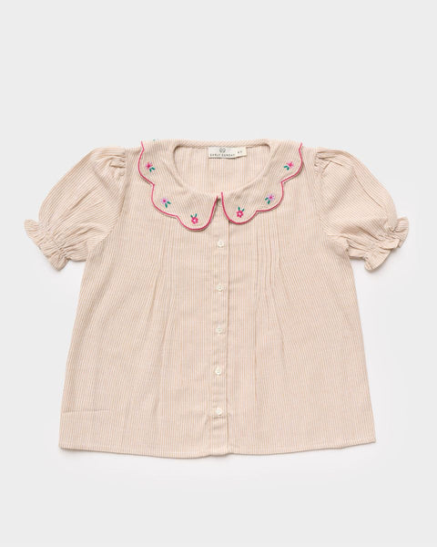 Early Sunday Sand Camelia Blouse