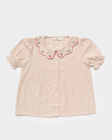 Early Sunday Sand Camelia Blouse