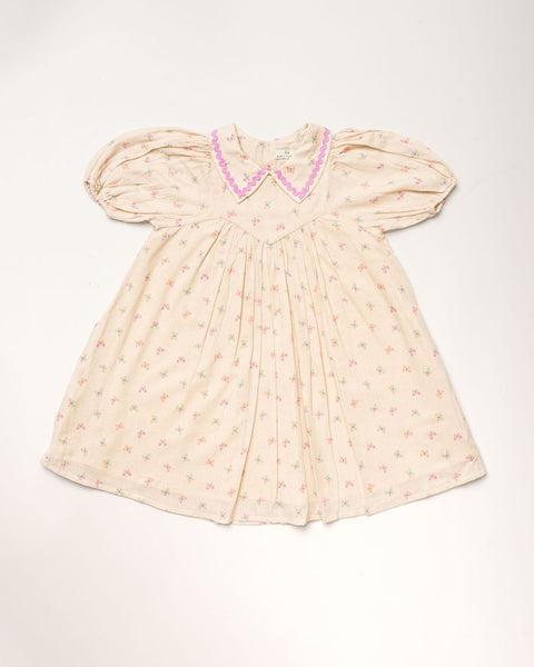 Early Sunday Butterflies Print Beth Dress