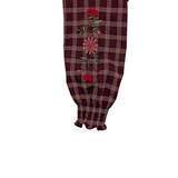 Babe & Tess Checked Anna Mini Dress
