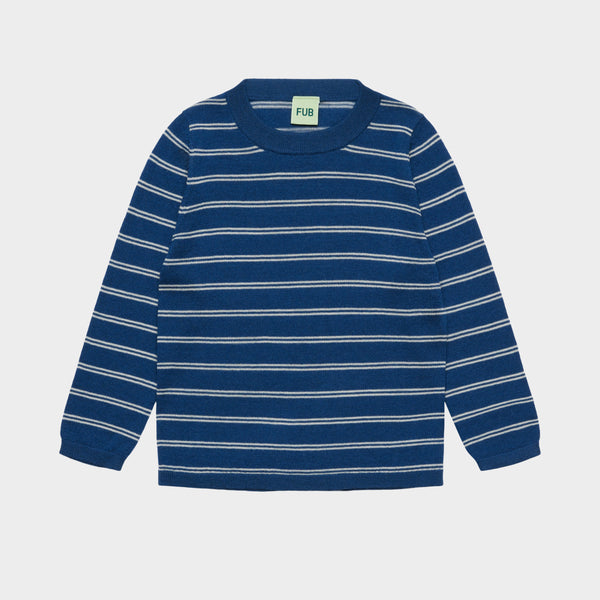 Fub Deep Indigo/Ecru Striped Top
