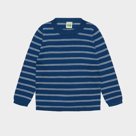 Fub Deep Indigo/Ecru Striped Top