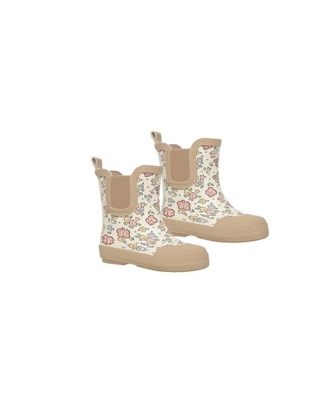 Quincy Mae Ivory Bloom Rain Boots