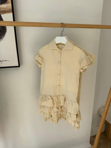 Cottier Ivory Cara Dress