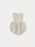 Bene Bene Ecru Leaf Stitch Soft Apron Romper