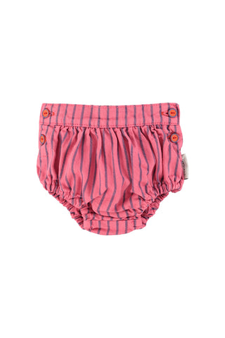 Piupiuchick Baby Pink/Indigo Stripes Shorties