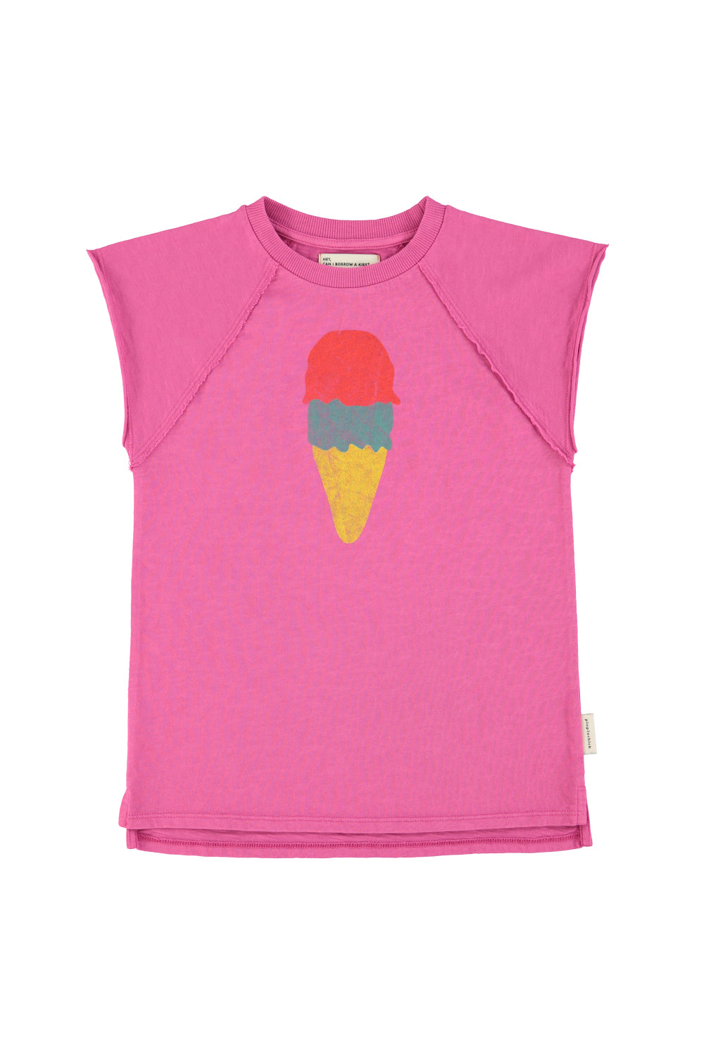 Piupiuchick Fuchsia Ice Cream T-shirt Dress
