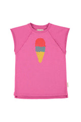 Piupiuchick Fuchsia Ice Cream T-shirt Dress – Panda and Cub