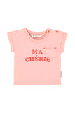 Piupiuchick Baby Light Pink Ma Cherie T-shirt