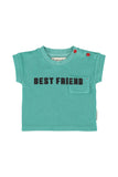 Piupiuchick Baby Turquoise Best Friend T-shirt