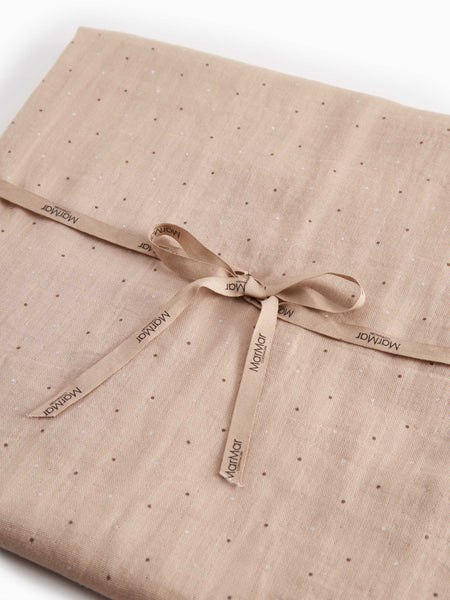 Marmar Copenhagen Grey Sand Dot Swaddle