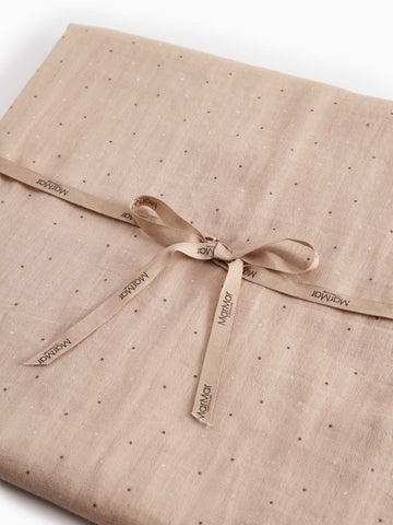Marmar Copenhagen Grey Sand Dot Swaddle