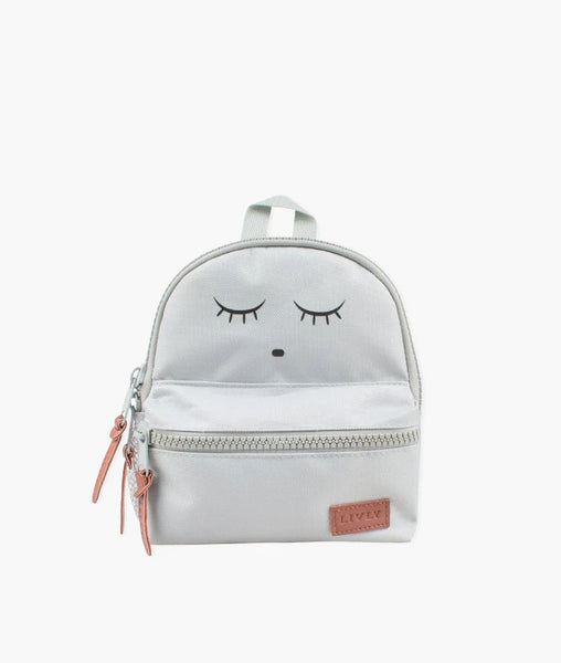 Livly Stockholm Mini Grey Sleeping Cutie Backpack