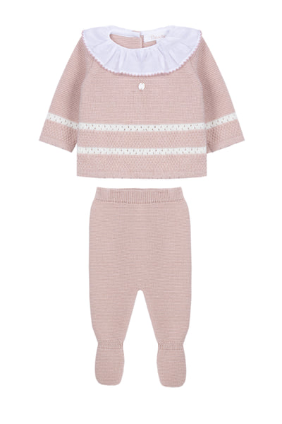 Patachou Baby Dusty Pink Knit Set