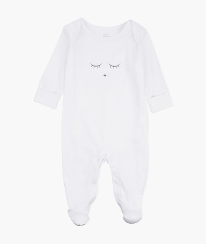 Livly Stockholm White Sleeping Cutie Cover Footie