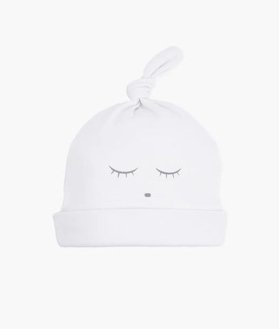 Livly Stockholm White Sleeping Cutie Tossie Hat