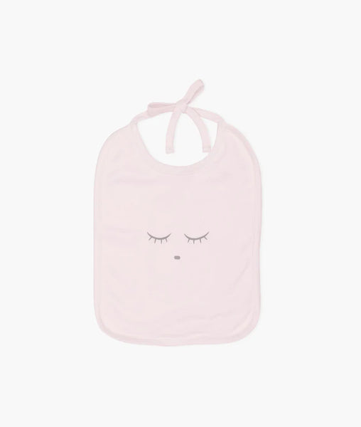 Livly Stockholm Pink Sleeping Cutie Tie Bib