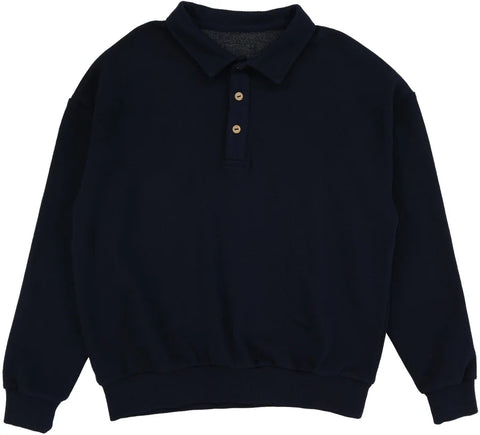Lil Legs Black Wash Sweatshirt Polo SWP-OFBLA