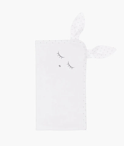 Livly Stockholm White Bunny Blanket