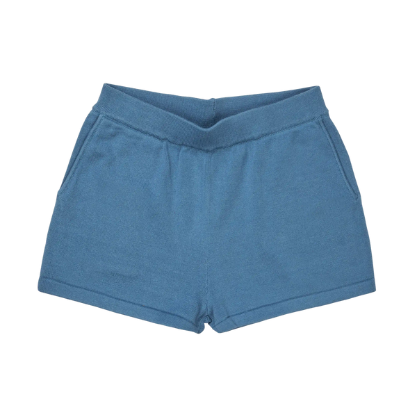 FUB Washed Indigo Knit Shorts