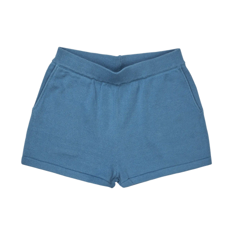 FUB Washed Indigo Knit Shorts