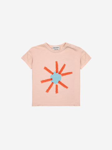 Bobo Choses Baby Light Pink Sun T-shirt