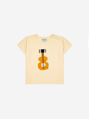 Bobo Choses Baby Light Yellow Acoustic Guitar T-shirt